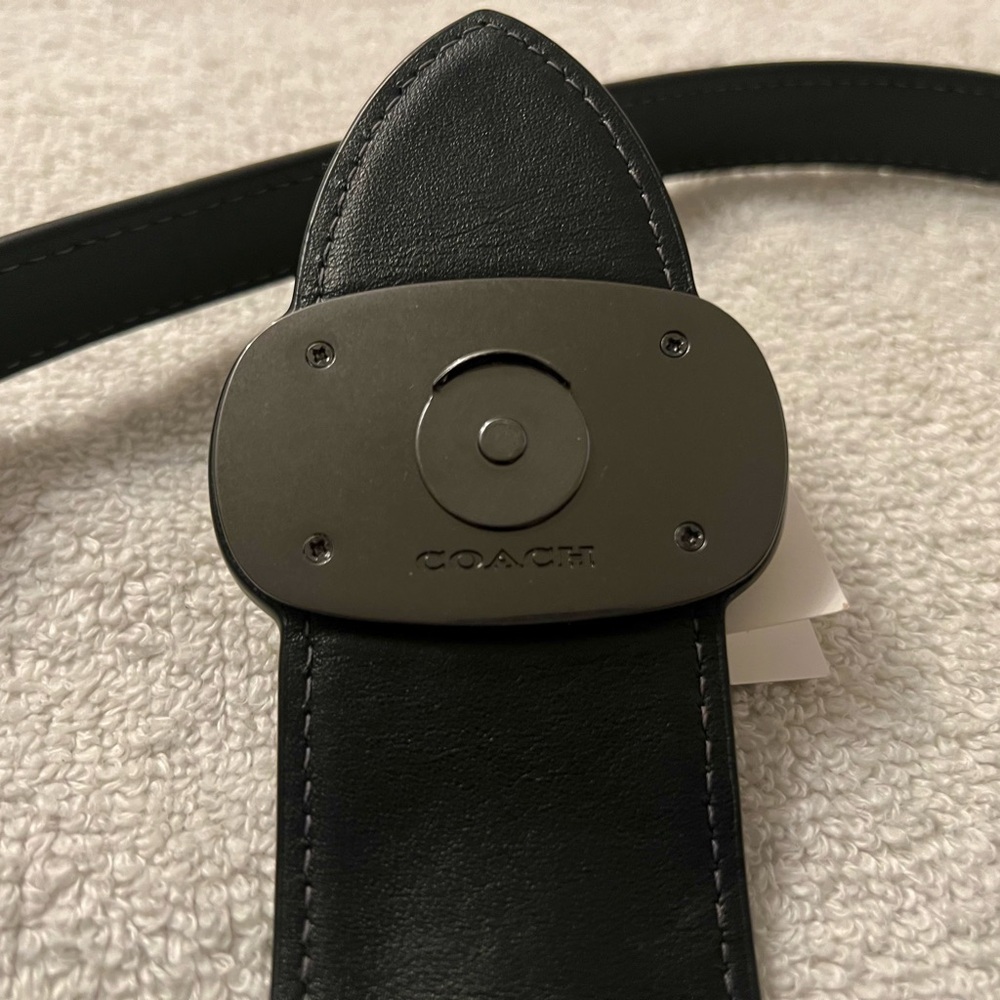 Coach Eliza Black Leather Shoulder Bag - Picture 8 of 15